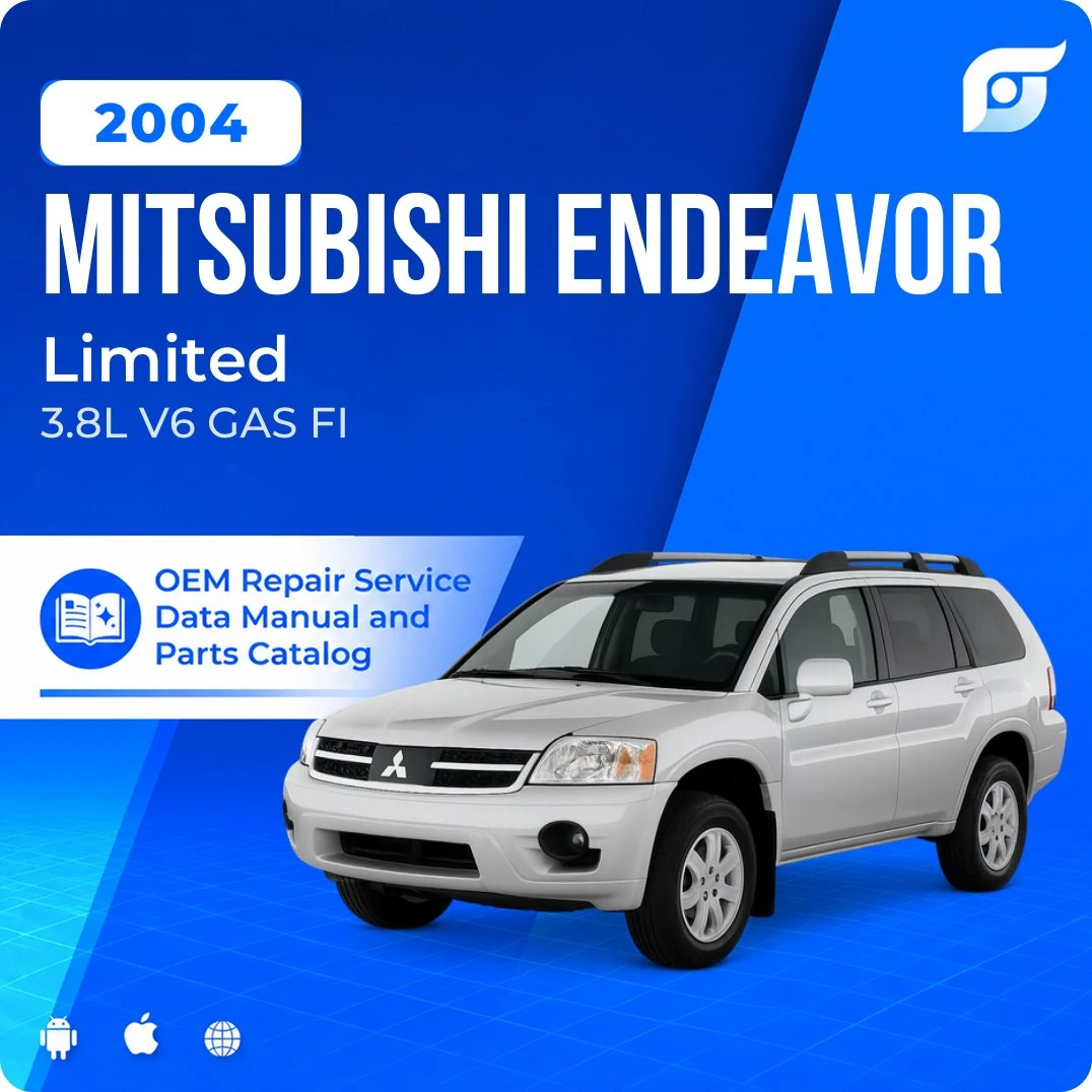 2004 Mitsubishi Endeavor Limited - OEM Repair Service Manual