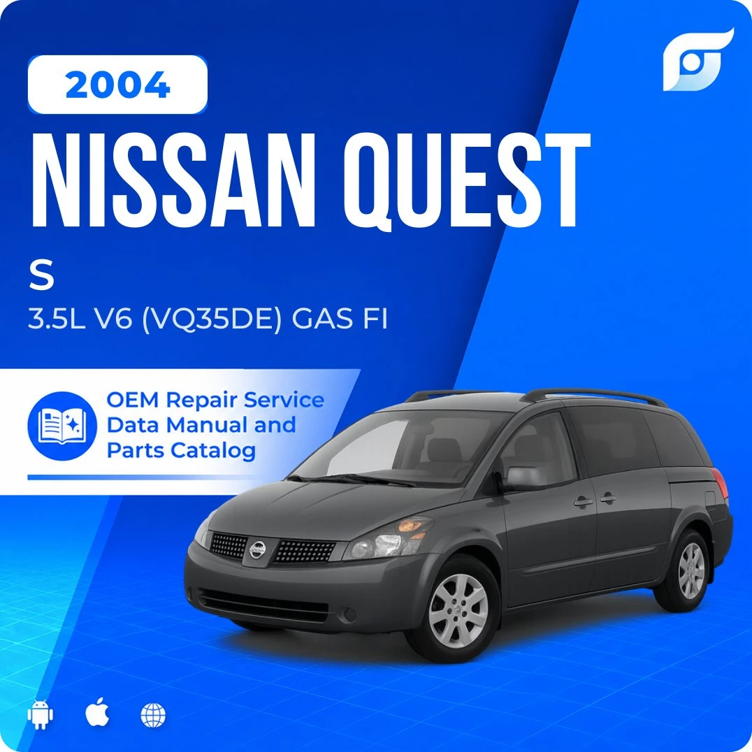 2004 Nissan Quest S - OEM Repair Service Manual