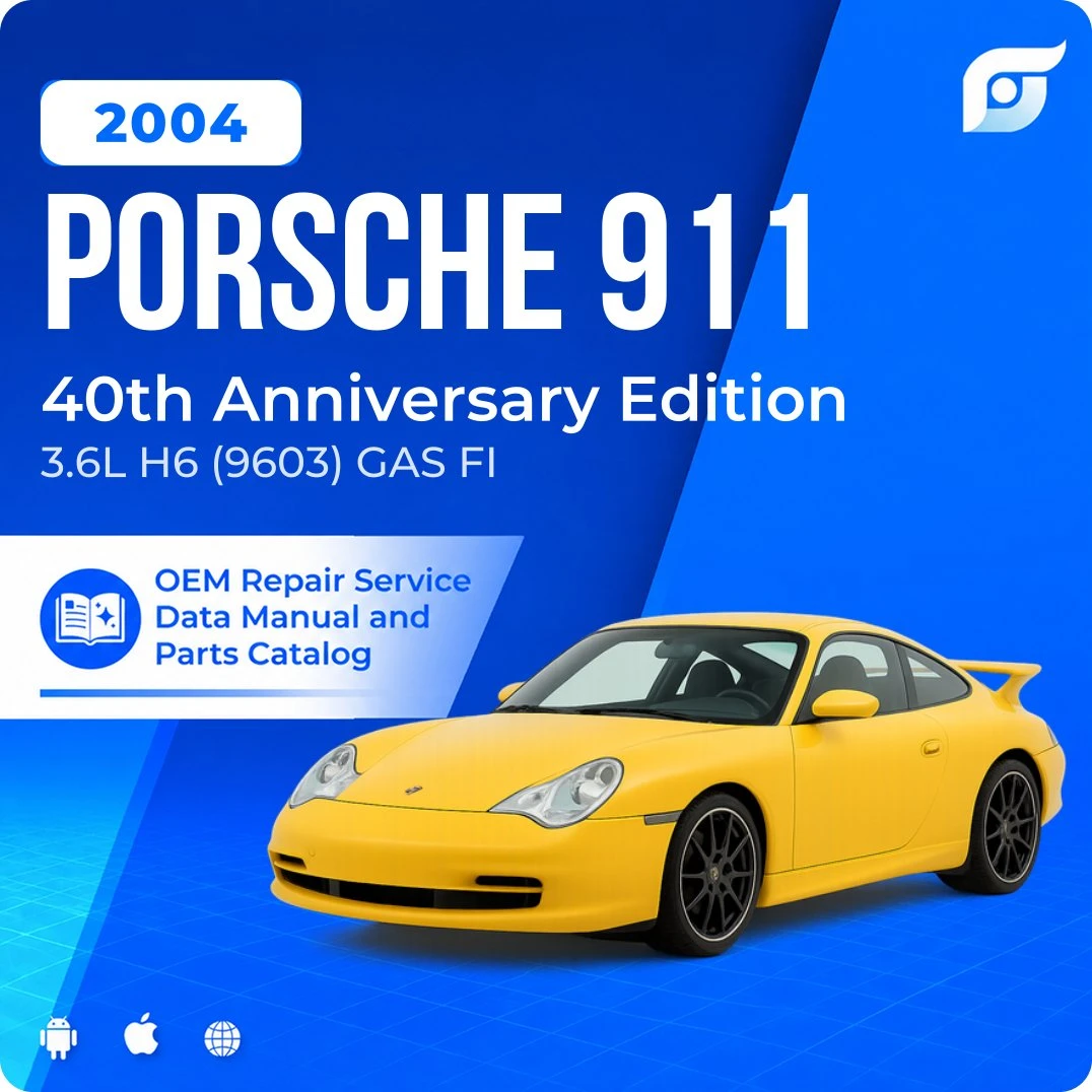 2004 Porsche 911 40th Anniversary Edition - OEM Repair Service Manual