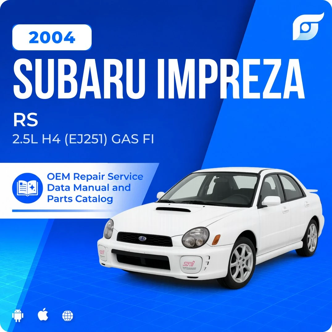 2004 Subaru Impreza RS - OEM Repair Service Manual
