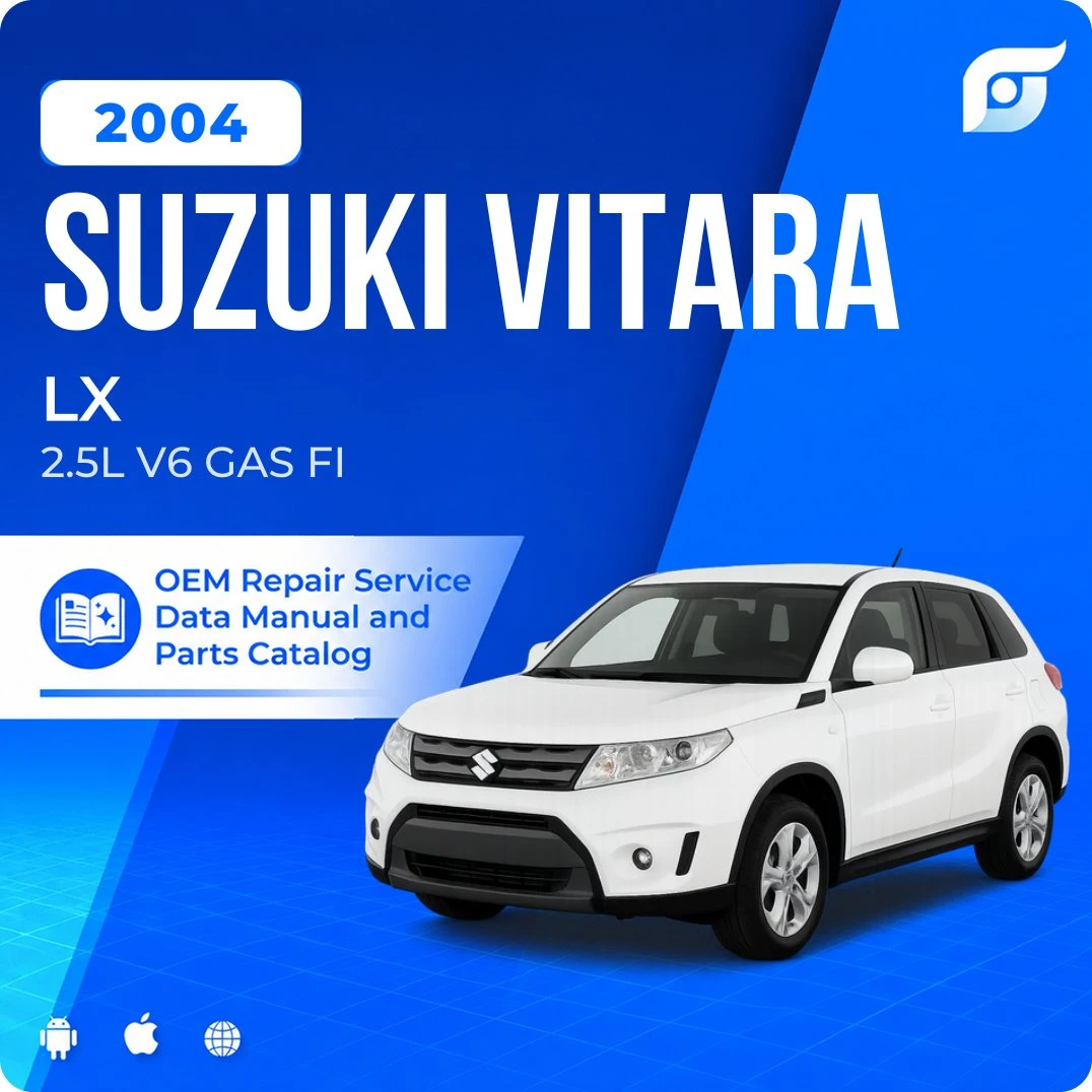 2004 Suzuki Vitara LX - OEM Repair Service Manual