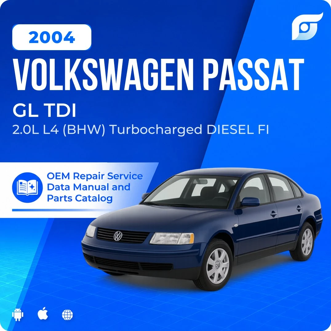 2004 Volkswagen Passat GL TDI - OEM Repair Service Manual
