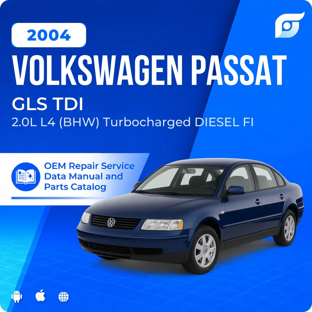2004 Volkswagen Passat GLS TDI - OEM Repair Service Manual