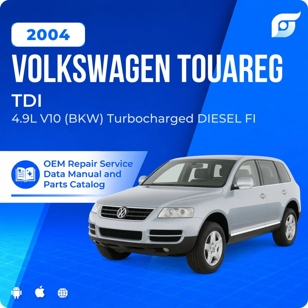2004 Volkswagen Touareg TDI - OEM Repair Service Manual
