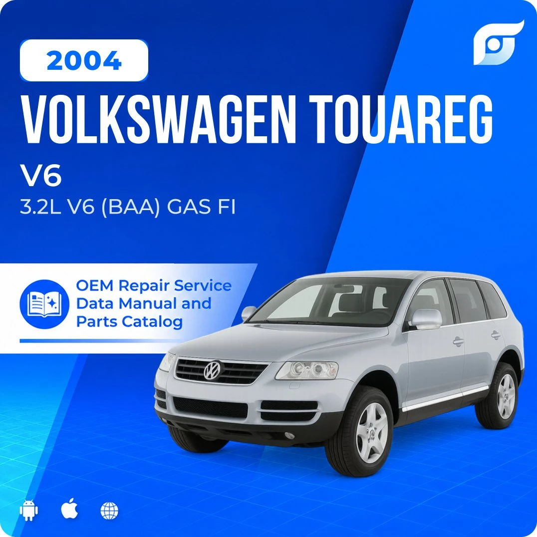 2004 Volkswagen Touareg V6 - OEM Repair Service Manual