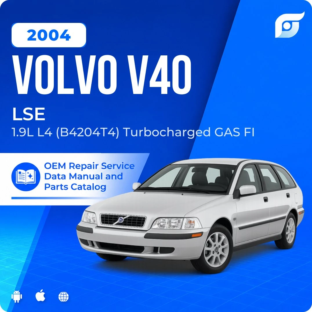2004 Volvo V40 LSE - OEM Repair Service Manual