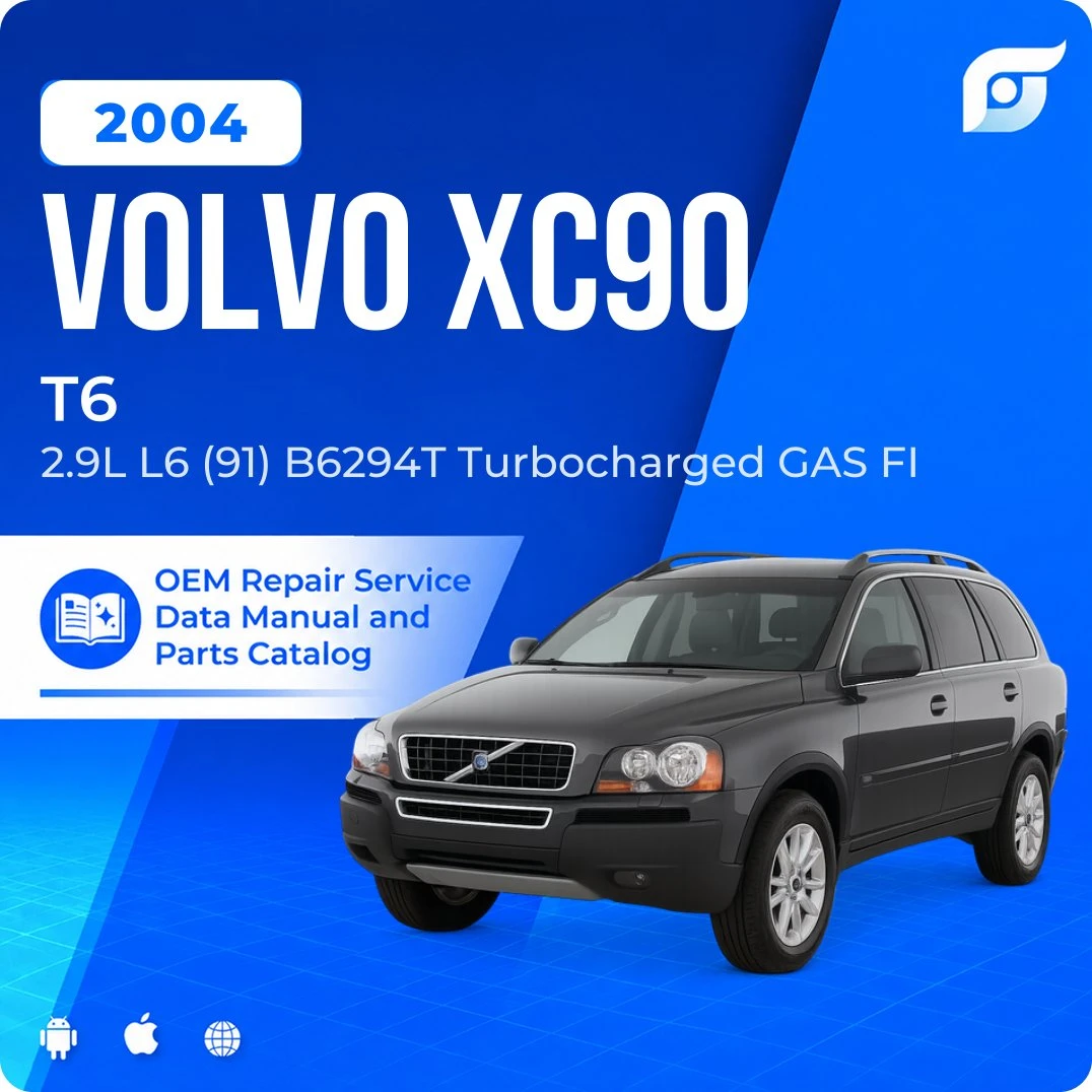2004 Volvo XC90 T6 - OEM Repair Service Manual