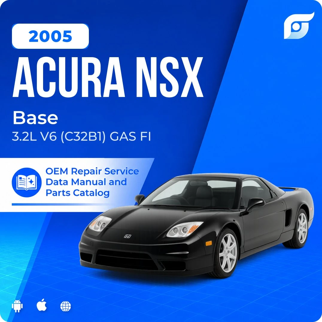 2005 Acura NSX Base - OEM Repair Service Manual
