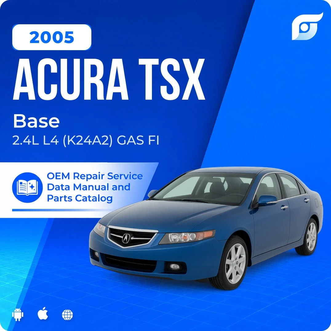 2005 Acura TSX Base - OEM Repair Service Manual