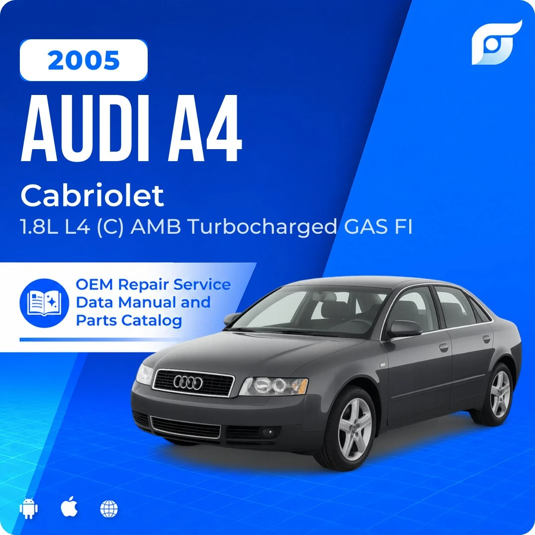 2005 Audi A4 Cabriolet - OEM Repair Service Manual