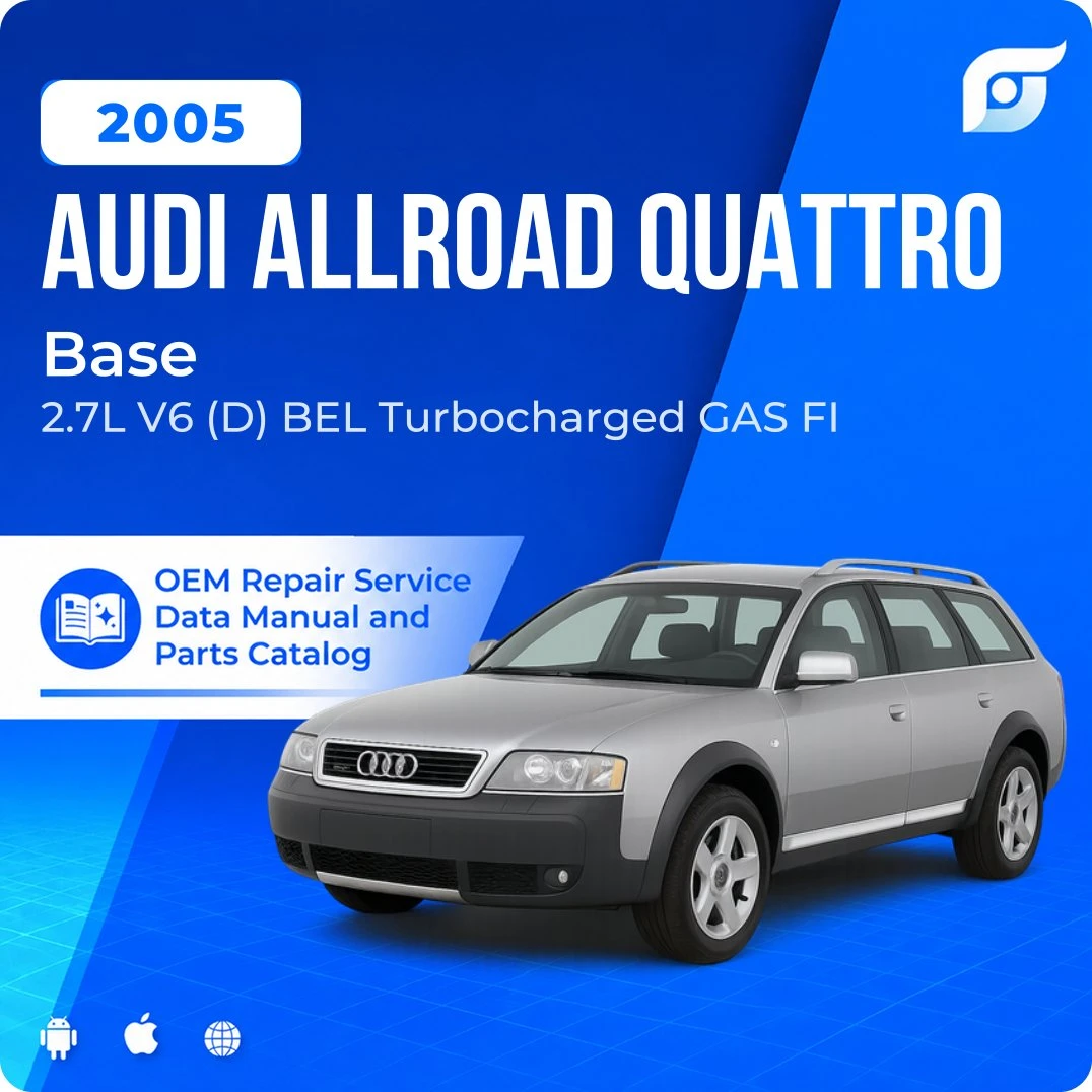 2005 Audi Allroad Quattro Base - OEM Repair Service Manual