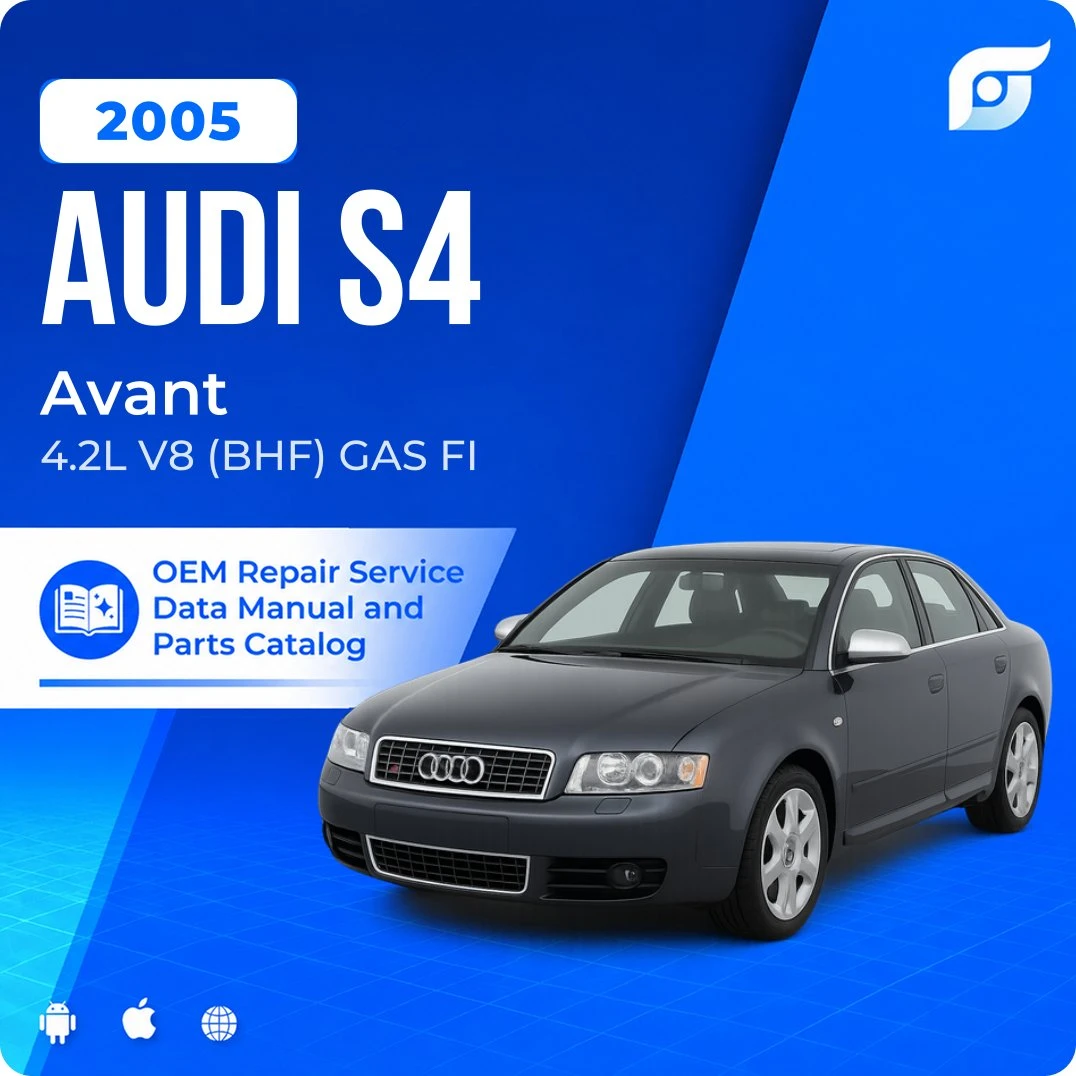 2005 Audi S4 Avant - OEM Repair Service Manual