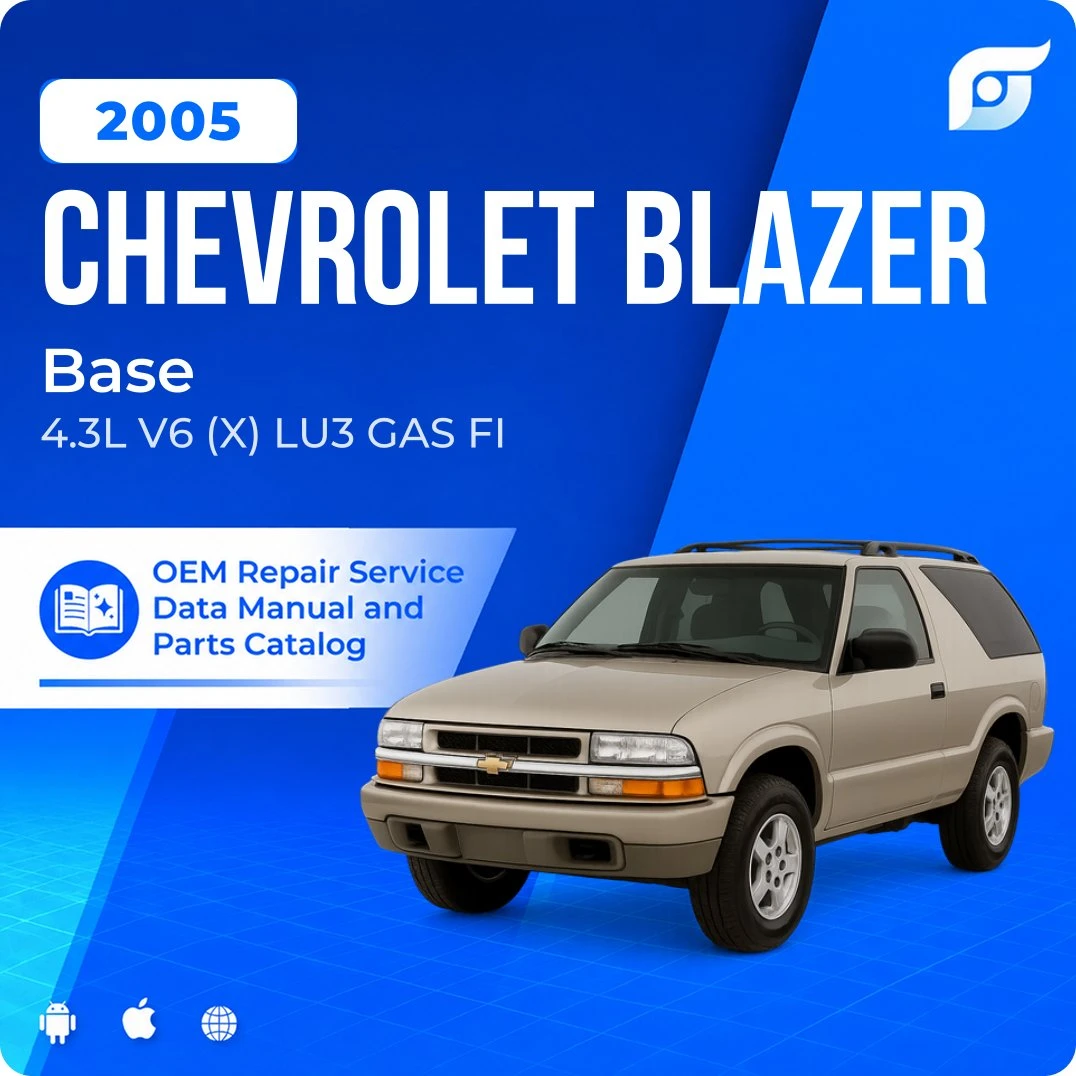 2005 Chevrolet Blazer Base - OEM Repair Service Manual