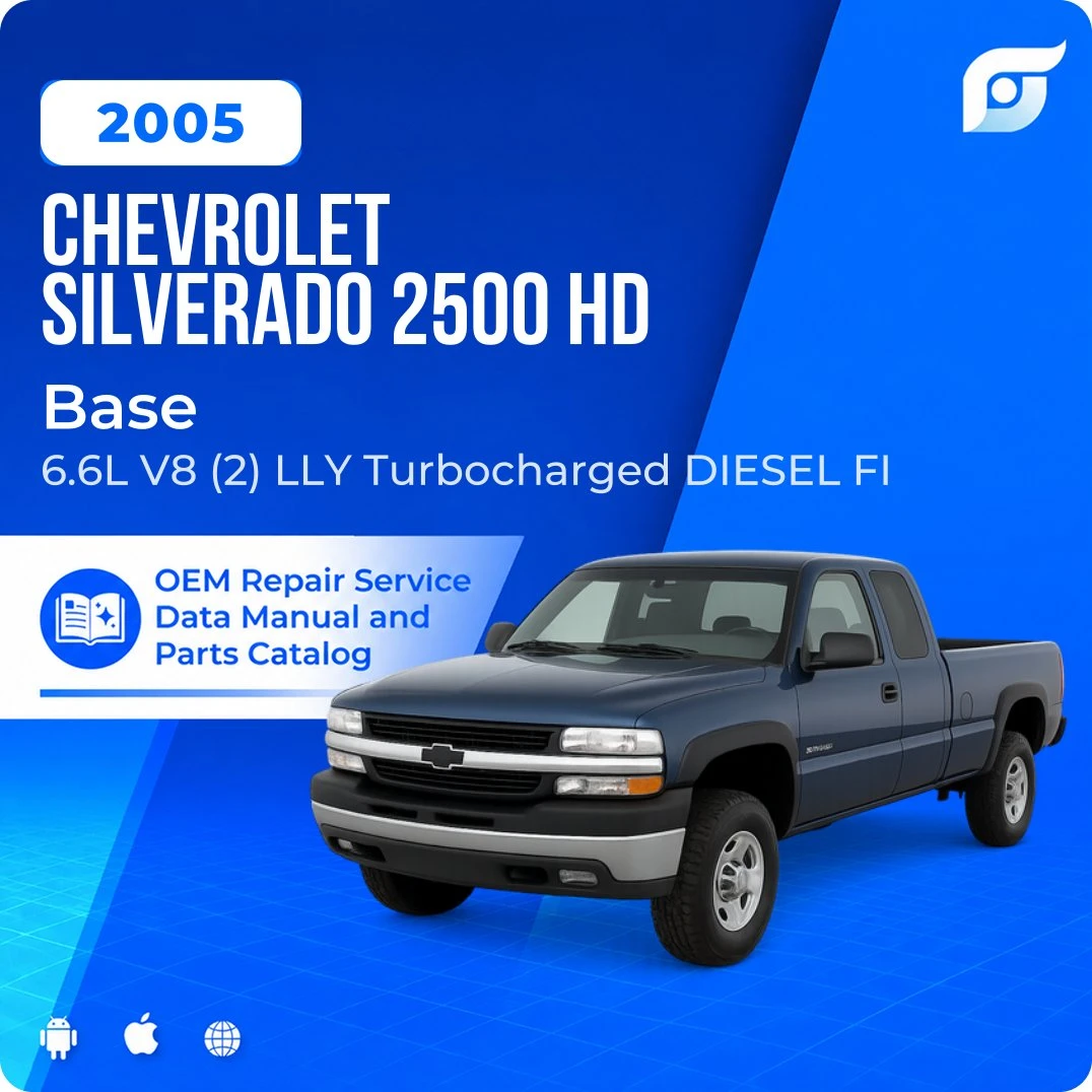 2005 Chevrolet Silverado 2500 HD Base - OEM Repair Service Manual