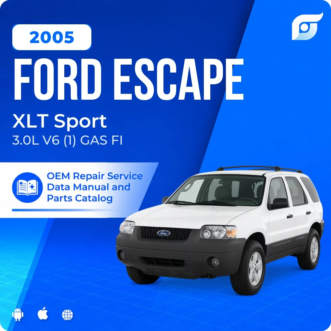 2005 Ford Escape XLT Sport - OEM Repair Service Manual