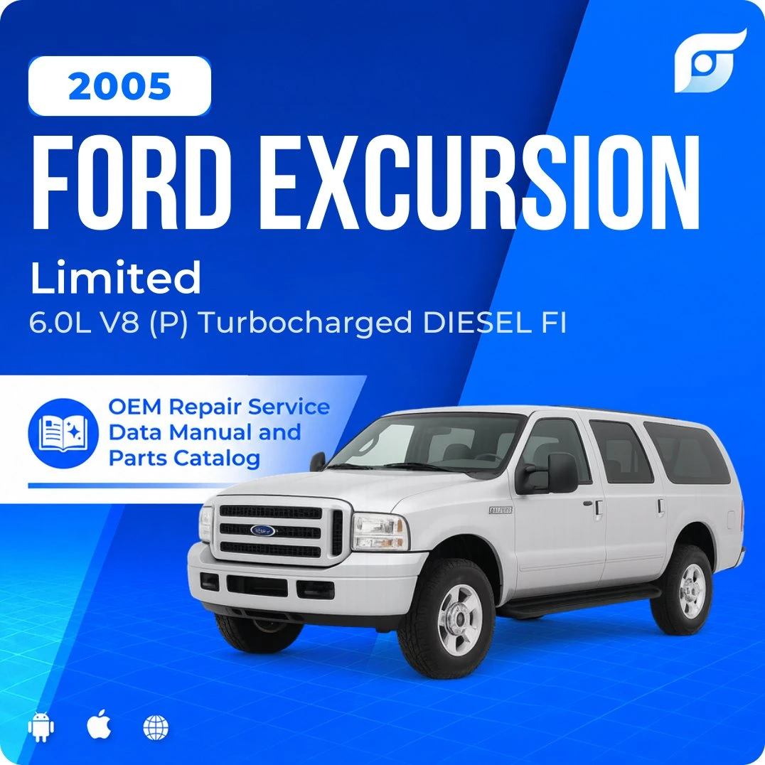 2005 Ford Excursion Limited - OEM Repair Service Manual