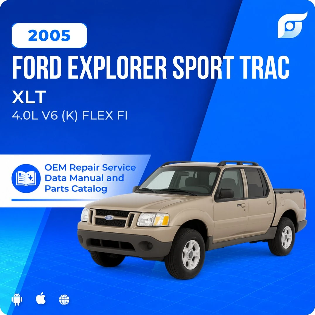 2005 Ford Explorer Sport Trac XLT - OEM Repair Service Manual