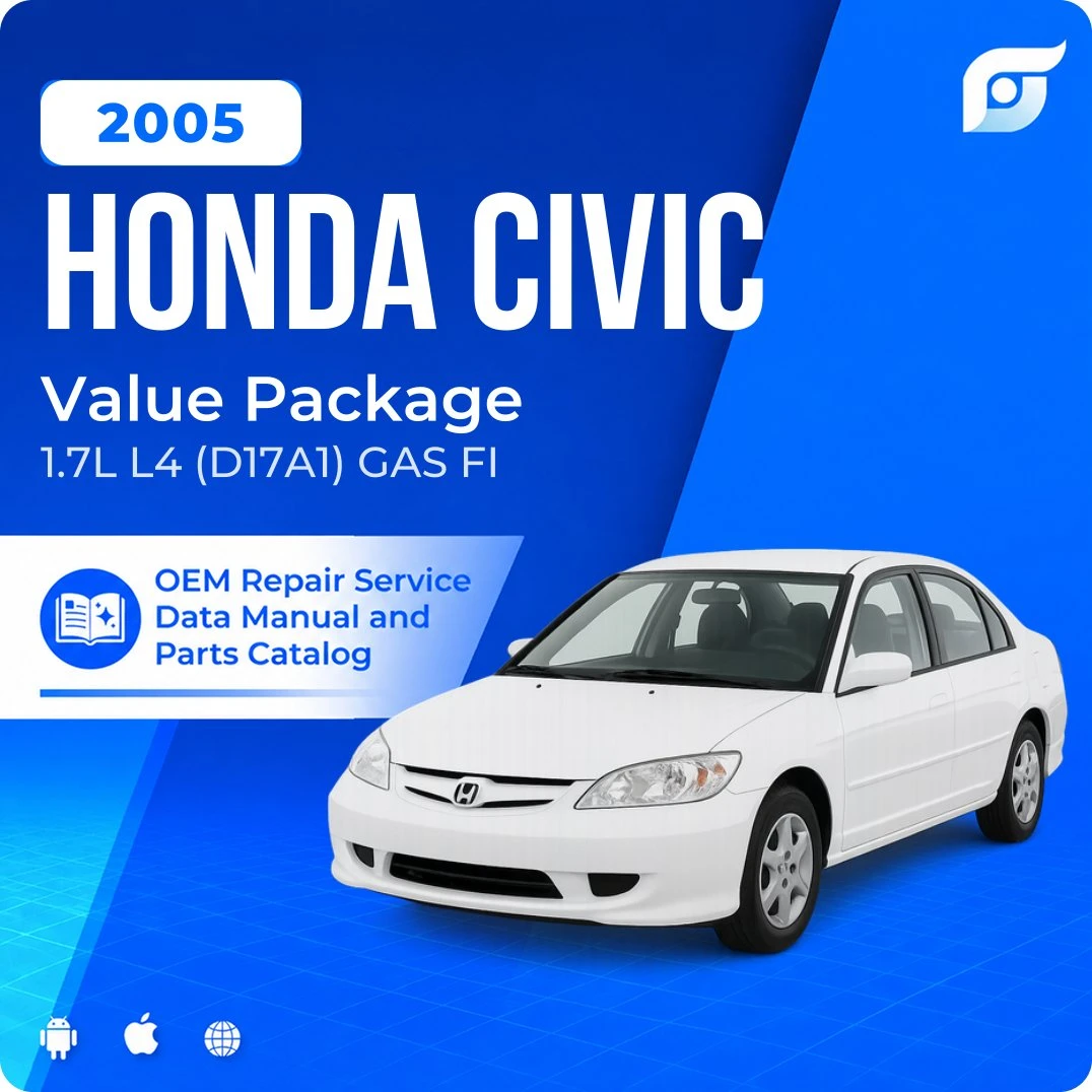 2005 Honda Civic Value Package - OEM Repair Service Manual