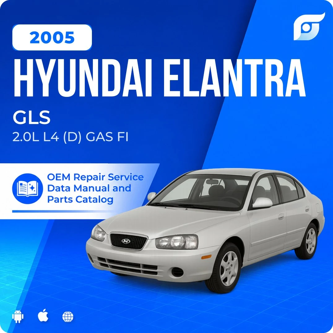 2005 Hyundai Elantra GLS - OEM Repair Service Manual