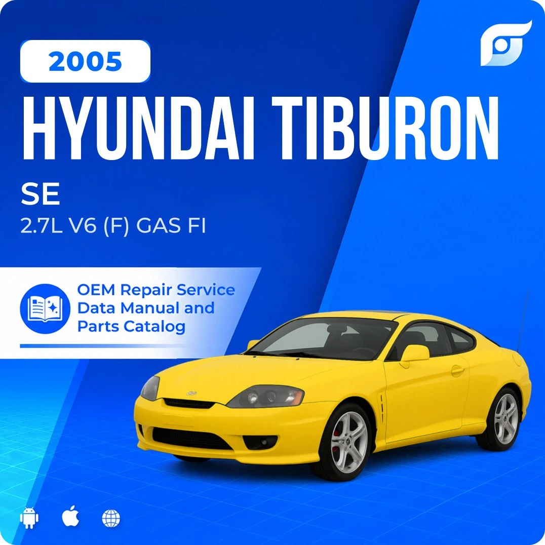 2005 Hyundai Tiburon SE - OEM Repair Service Manual