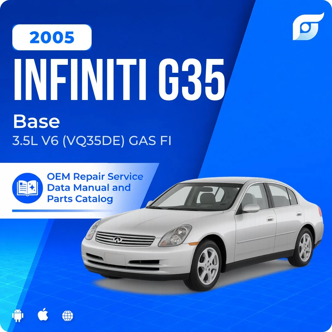 2005 INFINITI G35 Base - OEM Repair Service Manual