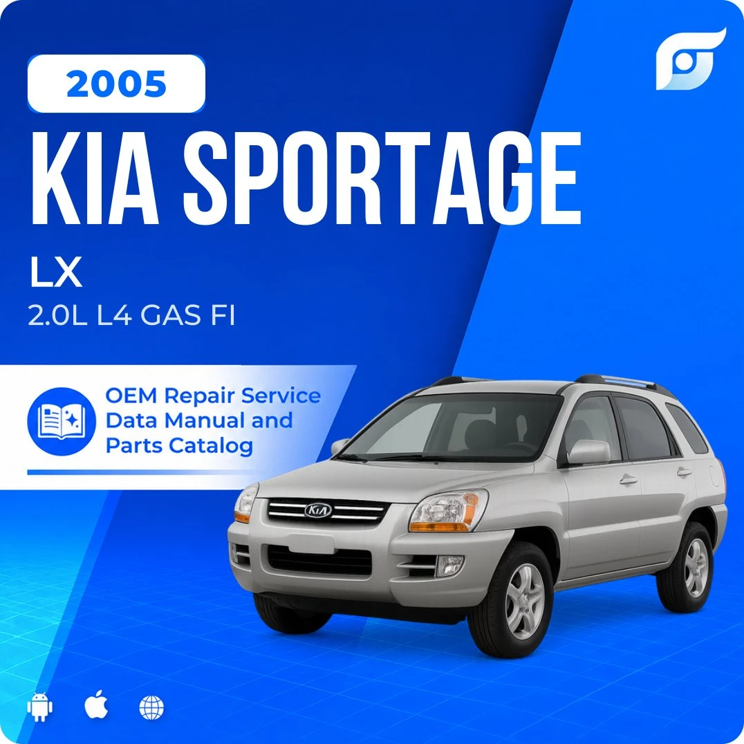 2005 Kia Sportage LX - OEM Repair Service Manual
