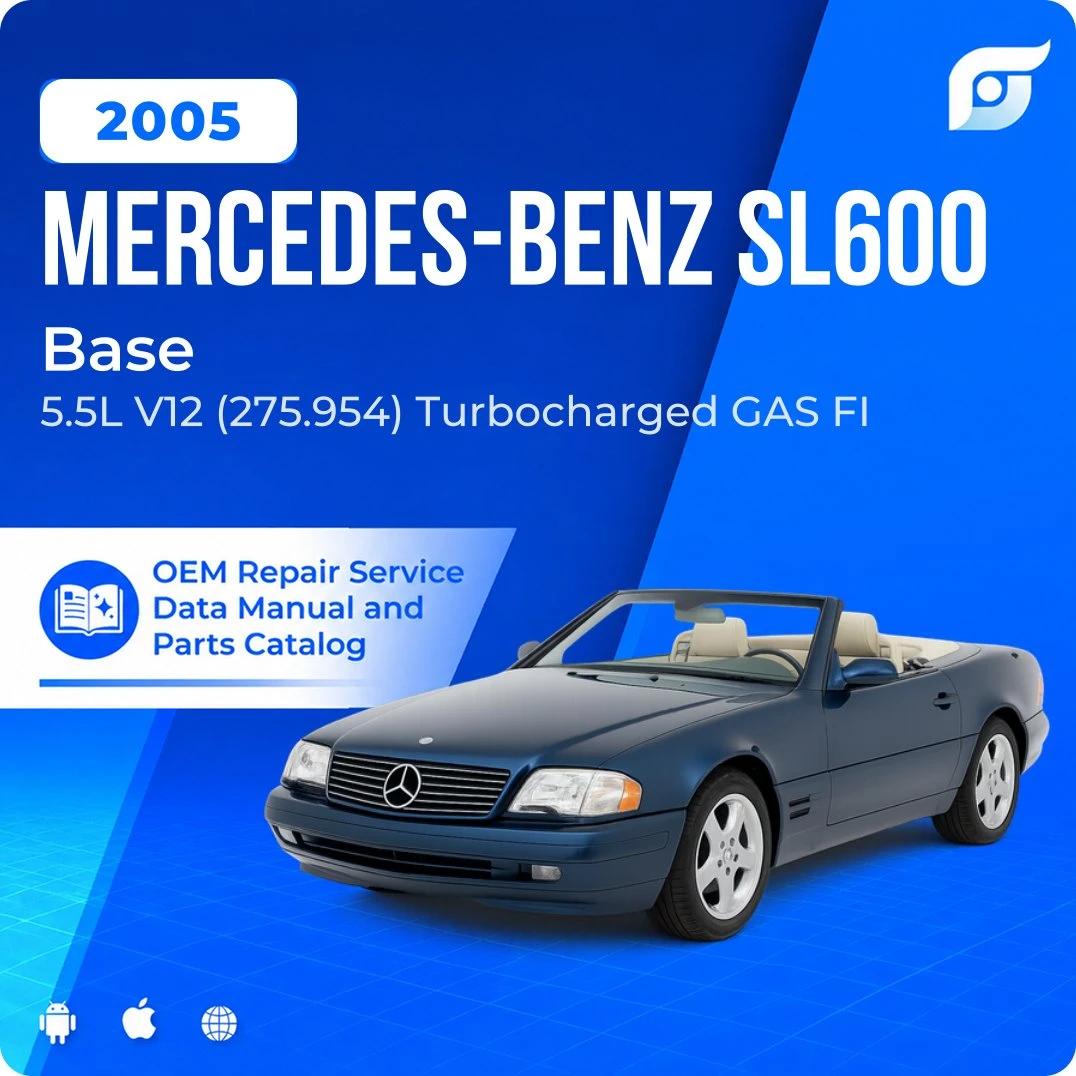 2005 Mercedes-Benz SL600 Base - OEM Repair Service Manual