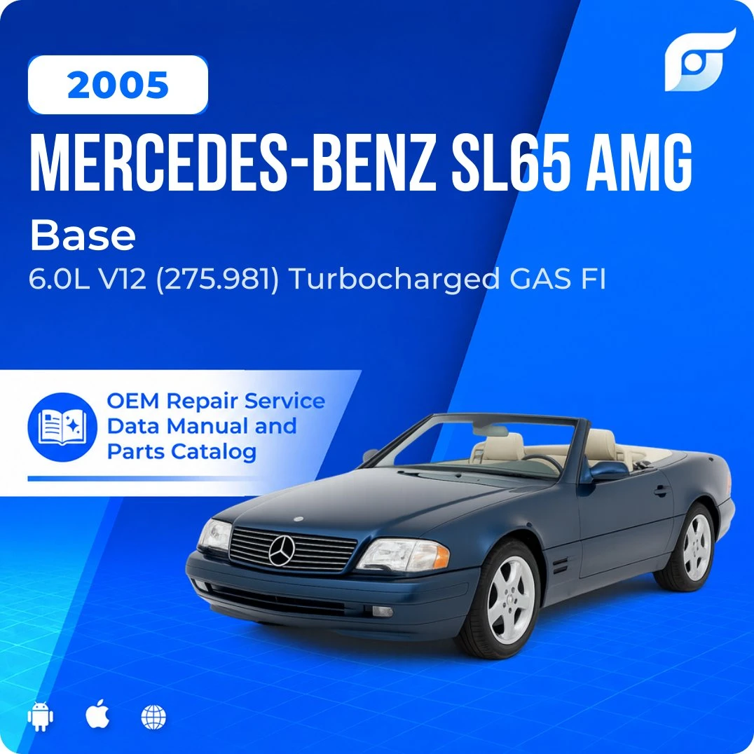 2005 Mercedes-Benz SL65 AMG Base - OEM Repair Service Manual