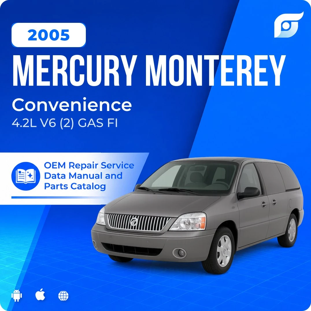 2005 Mercury Monterey Convenience - OEM Repair Service Manual