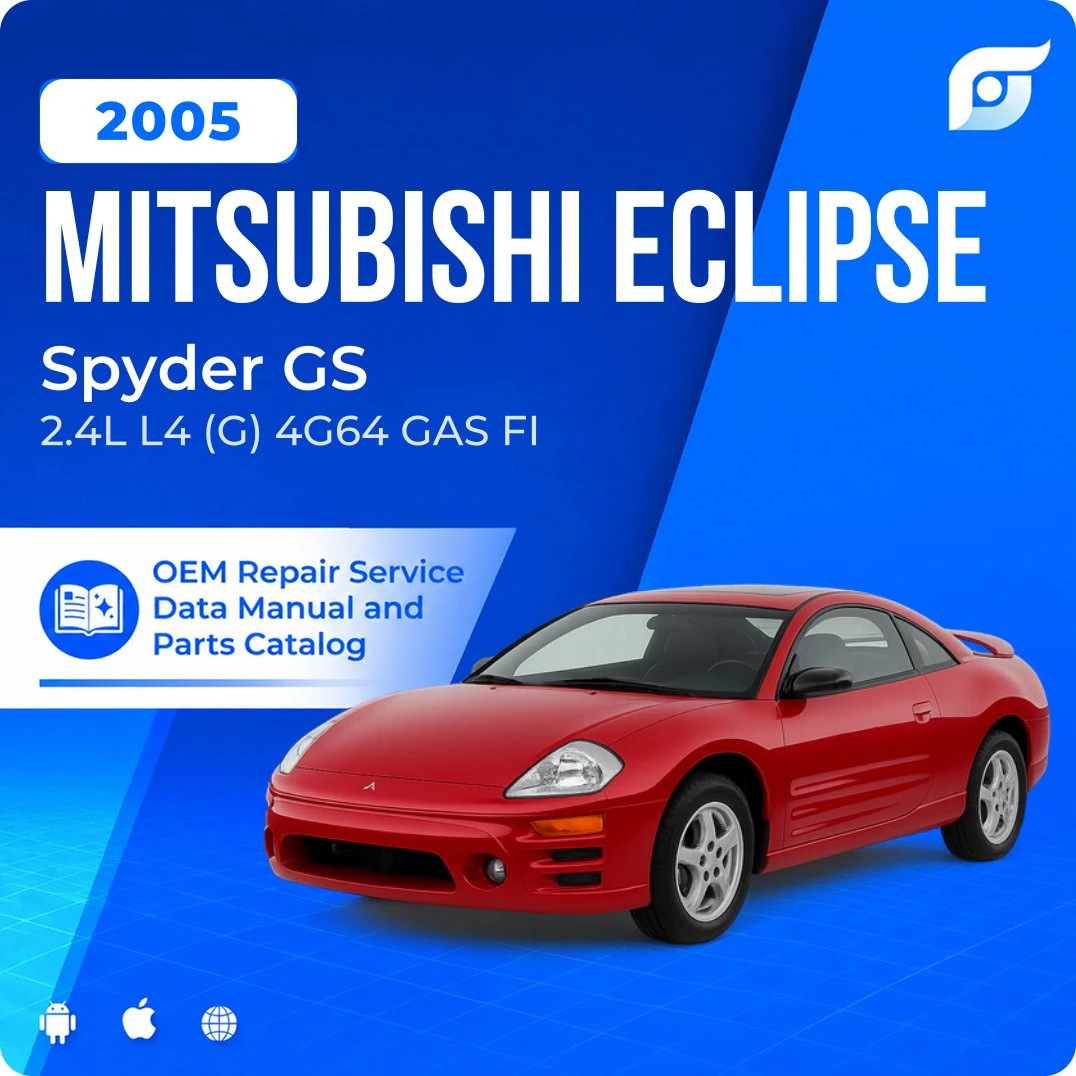 2005 Mitsubishi Eclipse Spyder GS - OEM Repair Service Manual