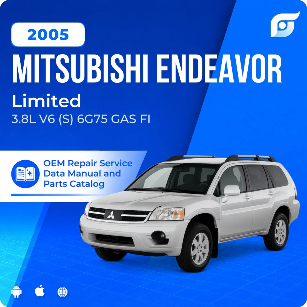 2005 Mitsubishi Endeavor Limited - OEM Repair Service Manual