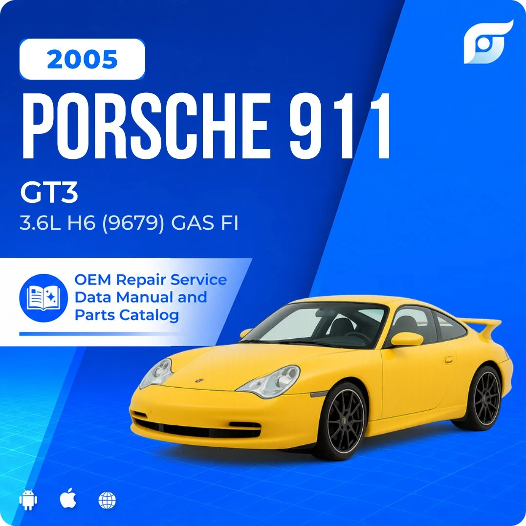 2005 Porsche 911 GT3 - OEM Repair Service Manual