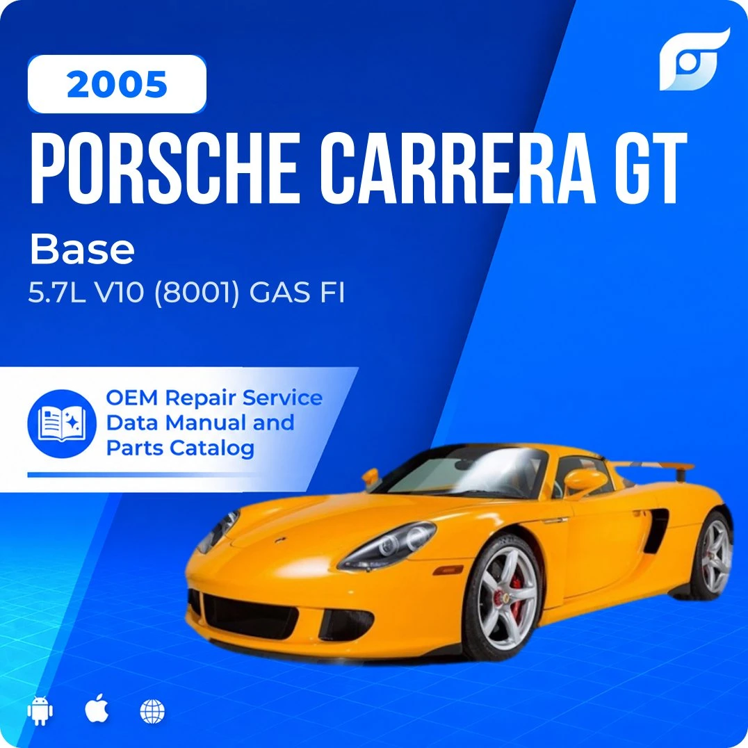 2005 Porsche Carrera GT Base - OEM Repair Service Manual