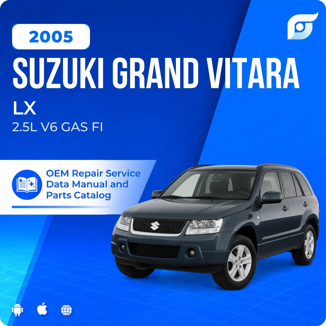 2005 Suzuki Grand Vitara LX - OEM Repair Service Manual