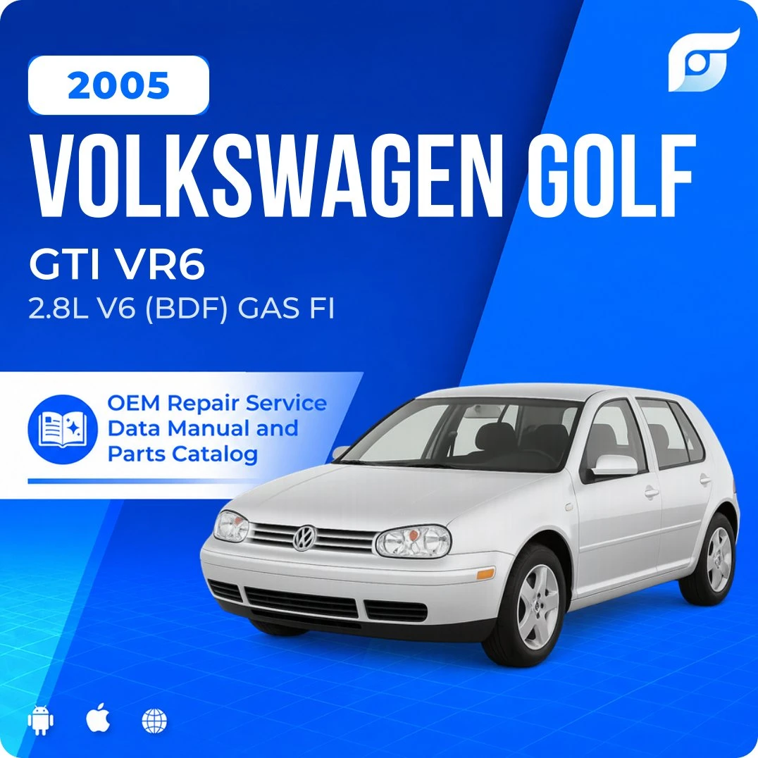 2005 Volkswagen Golf GTI VR6 - OEM Repair Service Manual
