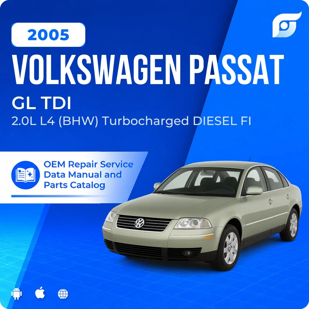 2005 Volkswagen Passat GL TDI - OEM Repair Service Manual