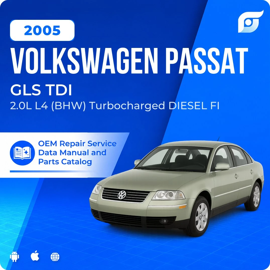 2005 Volkswagen Passat GLS TDI - OEM Repair Service Manual