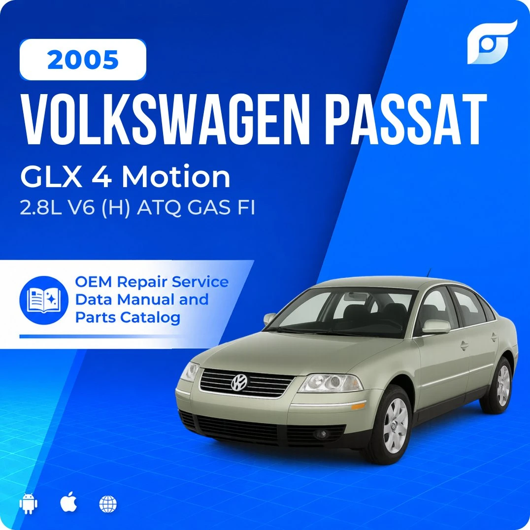 2005 Volkswagen Passat GLX 4 Motion - OEM Repair Service Manual