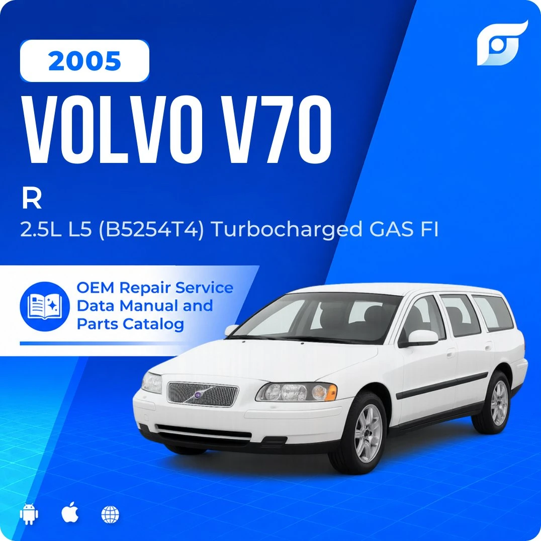 2005 Volvo V70 R - OEM Repair Service Manual