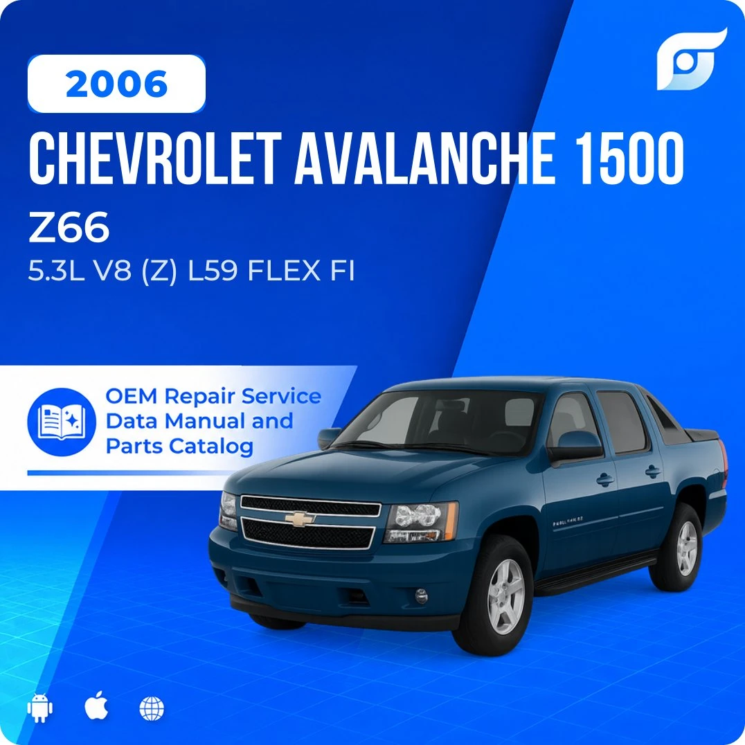 2006 Chevrolet Avalanche 1500 Z66 - OEM Repair Service Manual