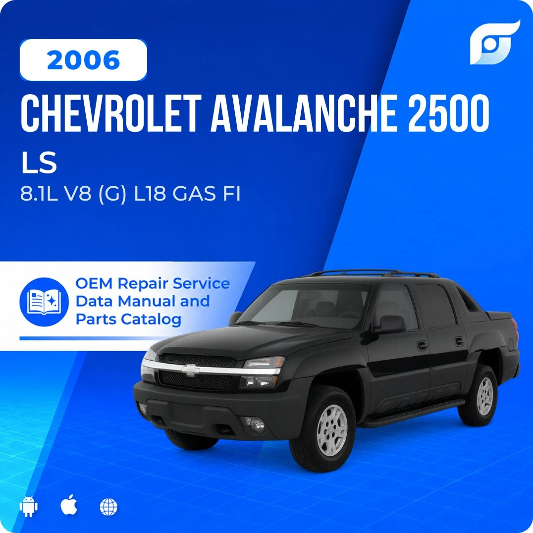 2006 Chevrolet Avalanche 2500 LS - OEM Repair Service Manual