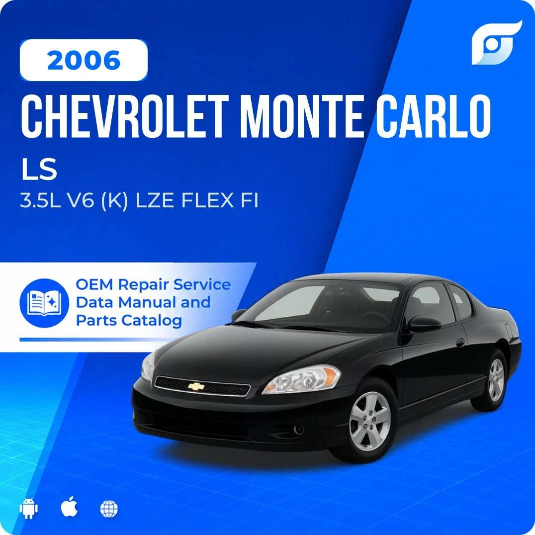 2006 Chevrolet Monte Carlo LS - OEM Repair Service Manual