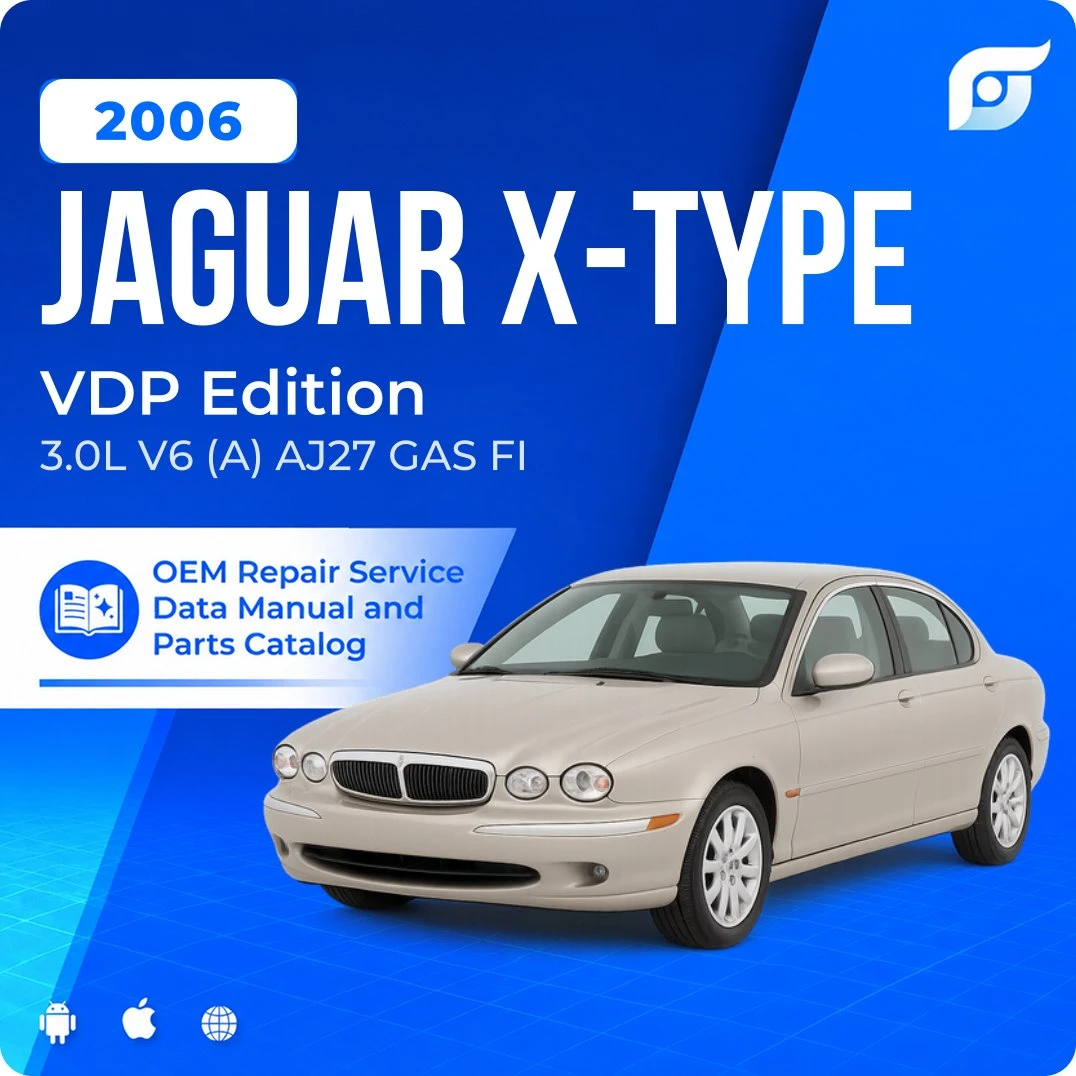 2006 Jaguar X-Type VDP Edition - OEM Repair Service Manual