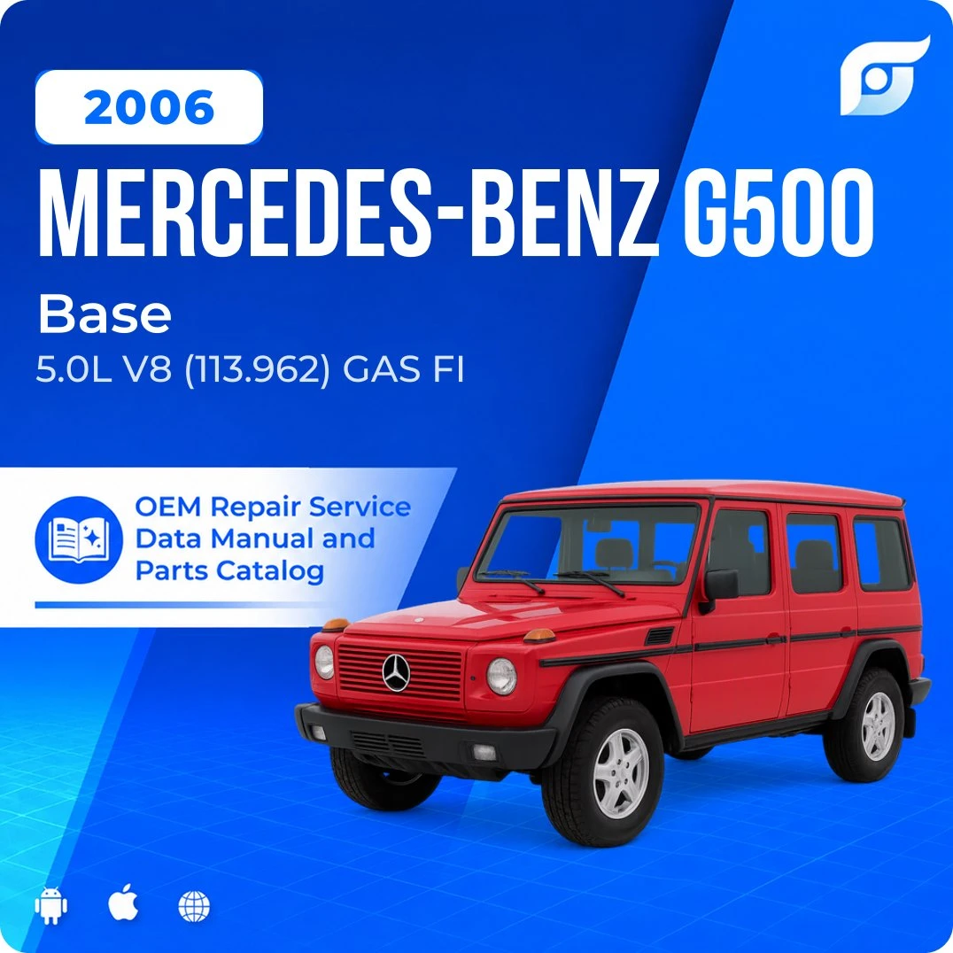 2006 Mercedes-Benz G500 Base - OEM Repair Service Manual