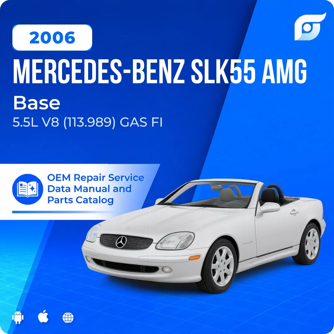 2006 Mercedes-Benz SLK55 AMG Base - OEM Repair Service Manual