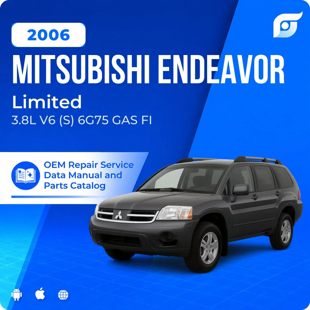 2006 Mitsubishi Endeavor Limited - OEM Repair Service Manual