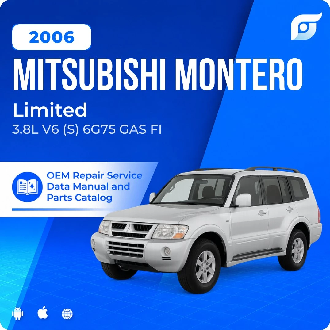 2006 Mitsubishi Montero Limited - OEM Repair Service Manual