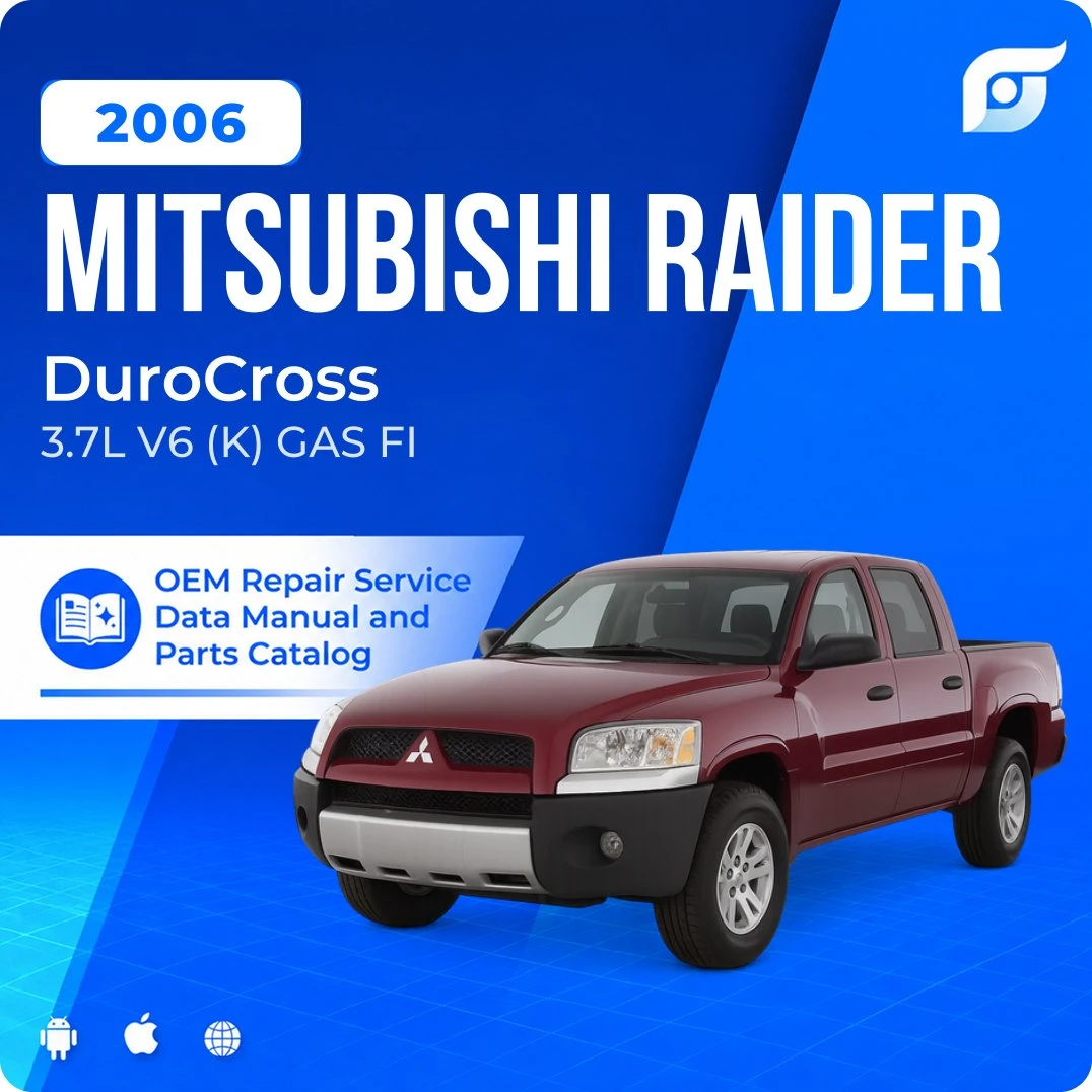2006 Mitsubishi Raider DuroCross - OEM Repair Service Manual
