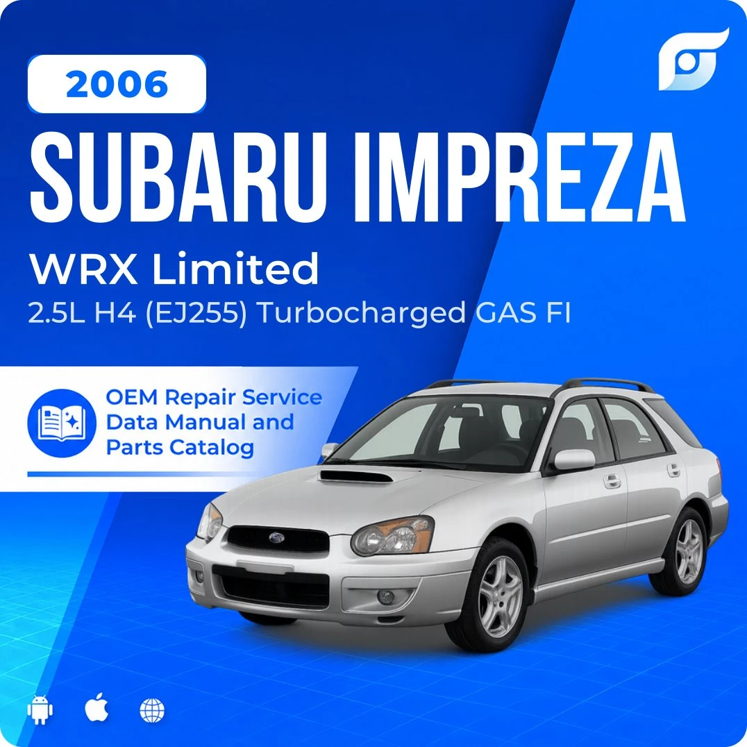 2006 Subaru Impreza WRX Limited - OEM Repair Service Manual