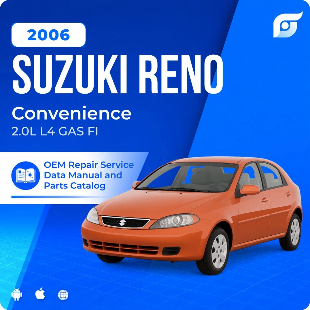 2006 Suzuki Reno Convenience - OEM Repair Service Manual